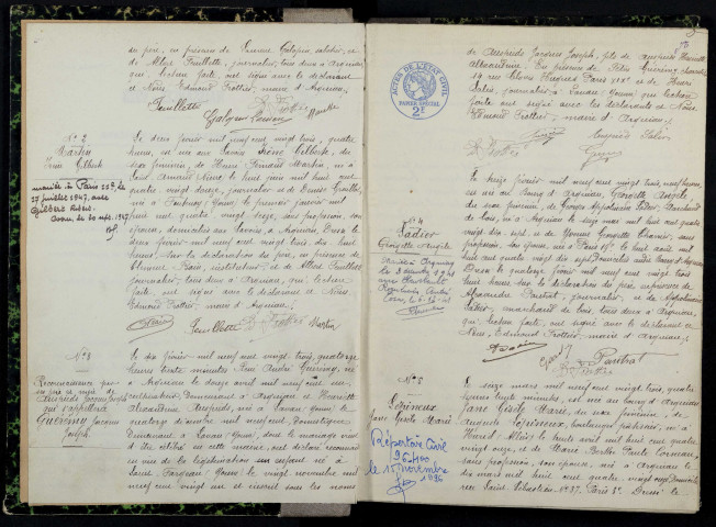 Arquian : actes d'état civil.