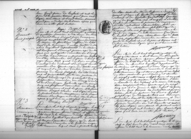 Onlay : actes d'état civil.