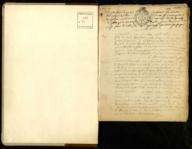 Glux-en-Glenne : registres paroissiaux.