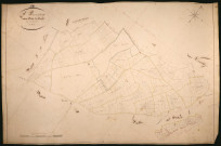 Saint-Révérien, cadastre ancien : plan parcellaire de la section B dite des Angles, feuille 1