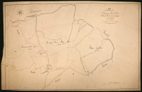 Savigny-Poil-Fol, cadastre ancien : plan parcellaire de la section C dite de la Sarrée, feuille 4