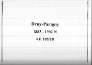 Druy-Parigny : actes d'état civil (naissances).