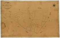 Entrains-sur-Nohain, cadastre ancien : plan parcellaire de la section A dite du Château du Bois, feuille 7