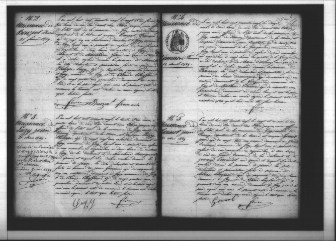 Giry : actes d'état civil.