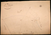 Saint-Martin-sur-Nohain, cadastre ancien : plan parcellaire de la section B dite de Saint-Martin, feuille 3