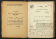 Tazilly : actes d'état civil.