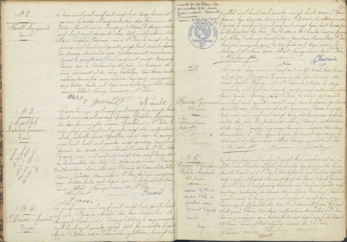 Saint-Père : actes d'état civil.