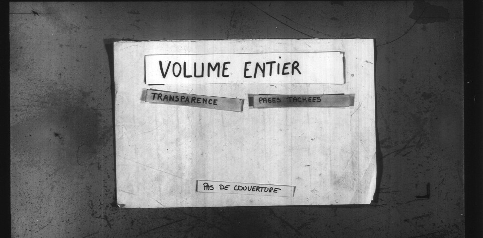 Moux-en-Morvan : registres paroissiaux de la collection communale.