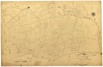 Germenay, cadastre ancien : plan parcellaire de la section C dite du Mont de Ravigny, feuille 1