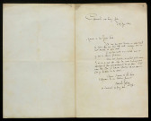 JOBERT (Narzale), poète à Courtaoult (Aube) : 5 lettres, manuscrit.