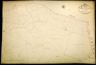 Montigny-sur-Canne, cadastre ancien : plan parcellaire de la section A dite des Coupes de Pouligny, feuille 2