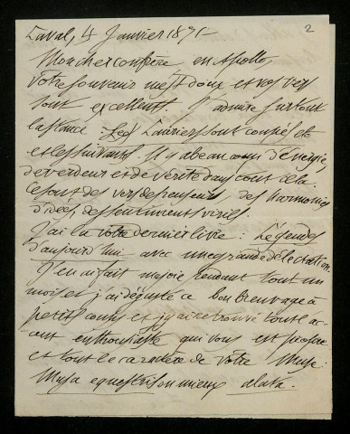 MARTONNE (Alfred de), écrivain (né en 1820) : 11 lettres.