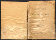 Montreuillon : actes d'état civil.