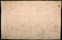 Saint-Hilaire-en-Morvan, cadastre ancien : plan parcellaire de la section A dite d'Argoulais, feuille 4