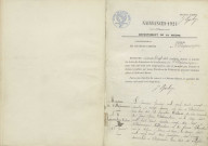 Villapourçon : actes d'état civil.