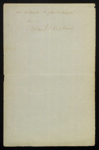 ROBINET (Paul), peintre (1845-1932) : 1 lettre.