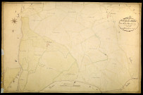 Poil, cadastre ancien : plan parcellaire de la section A dite du Mont-Beuvray, feuille 5