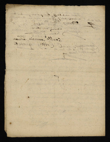 Logement des troupes, réglementation du casernement : acte d'assemblée des habitants de Moulins-Engilbert.