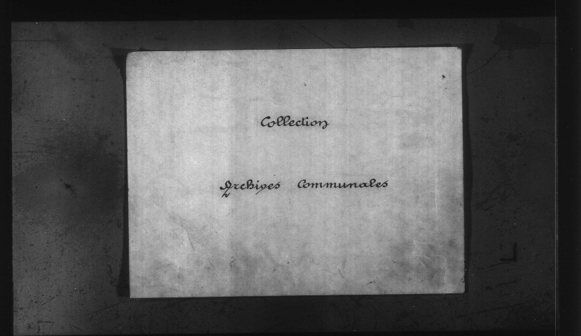 Gouloux : registres paroissiaux de la collection communale.