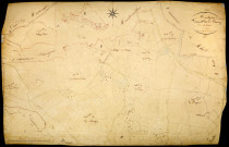 Montigny-en-Morvan, cadastre ancien : plan parcellaire de la section C dite du Bourg , feuille 4