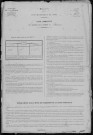 Varzy : recensement de 1881