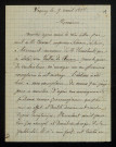 THIRIAT (Xavier), poète et libraire à Vagney et à Gérardmer (Vosges) (1835-1906) : 6 lettres.