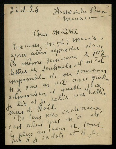 MARONI (Mathilde), dite Jacques Morian, poétesse, demeurant à Beaumont-la-Ferrière (1865-1947) : 18 lettres, 4 cartes postales illustrées.