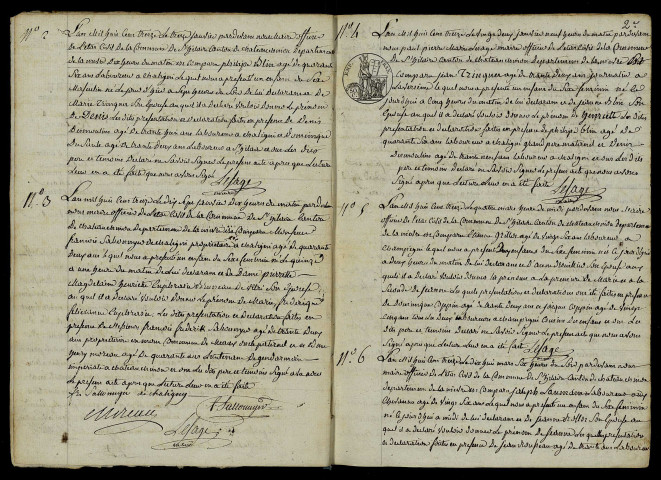 Saint-Hilaire-en-Morvan : actes d'état civil.