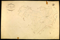 Moulins-Engilbert, cadastre ancien : plan parcellaire de la section A dite du Pavillon, feuille 1