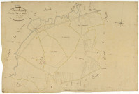 Lurcy-le-Bourg, cadastre ancien : plan parcellaire de la section C dite du Marais, feuille 1
