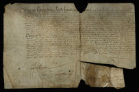 Contentieux (procédure civile). - Affaire de Veilhan, exécution d'un arrêt de mai 1575 et confirmé en octobre suivant entre l'abbaye de Bellevaux (commune de Limanton) et damoiselle du Pontot veuve de Giverlay : ordonnance.