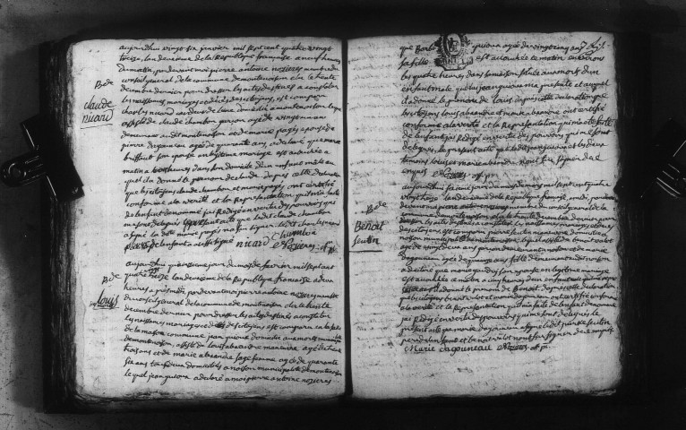 Montenoison : actes d'état civil.