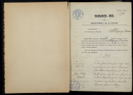 Alligny-en-Morvan : actes d'état civil.