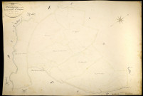 Montigny-sur-Canne, cadastre ancien : plan parcellaire de la section E dite de Bussière, feuille 4