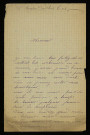 BOUVIER, à Saint-Benin-des-Bois (Nièvre) : 1 lettre.