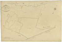 Limanton, cadastre ancien : plan parcellaire de la section F dite d'Arcilly, feuille 4