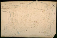 Saint-Agnan, cadastre ancien : plan parcellaire de la section D dite des Pompons, feuille 2