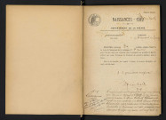 Saint-Amand-en-Puisaye : actes d'état civil, table décennale.