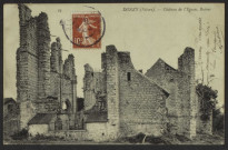 23 DONZY (Nièvre). - Château de l'Epeau, Ruines