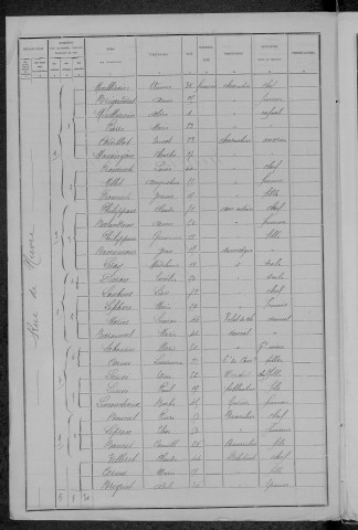 Nevers, Section de Nièvre, 9e sous-section : recensement de 1896