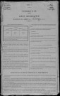 Donzy : recensement de 1906