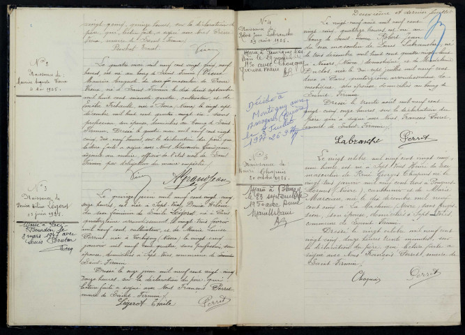 Saint-Firmin : actes d'état civil.