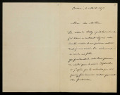 IMBART DE LA TOUR (Édouard) (1838-1913) : 7 lettres.