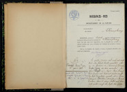 Champlemy : actes d'état civil.