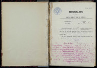 Murlin : actes d'état civil.