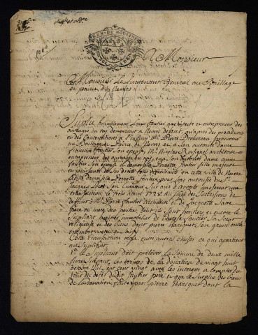 Contentieux (procédure civile). - Partage de la succession de Pierre Fautier architecte et Jacquette de Satre avec donation réservataire Hariquet, répartition entre héritiers et légataires : traité incomplet.