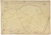 Aunay-en-Bazois, cadastre ancien : plan parcellaire de la section A dite de la Grenouillère, feuille 1