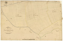 Mesves-sur-Loire, cadastre ancien : plan parcellaire de la section D dite de Mouron, feuille 2