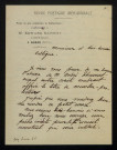 SANSOT (Edward), directeur de la Revue poétique méridionale, à Aignan (Gers) : 13 lettres.