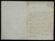 PUGET (Mademoiselle R. du), écrivain : 1 lettre.